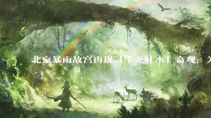 北京暴雨故宫再现「千龙吐水」奇观，为什么故宫古老排水系统历经六百年仍能正常运作？有哪些特别之处？