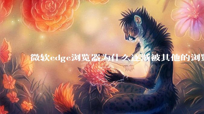 微软edge浏览器为什么逐渐被其他的浏览器代替？